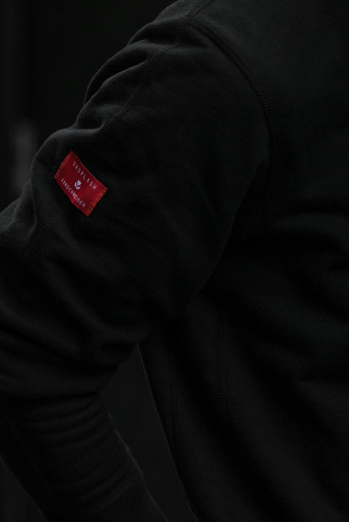 Hoodie reference photograph, not a finished NAMELESS product