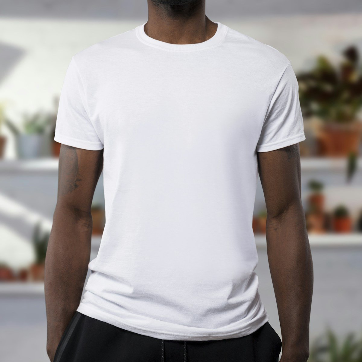 T-shirt reference photograph, not a finished NAMELESS product